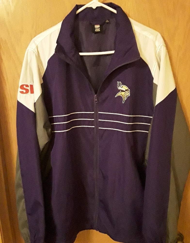 Minnesota Vikings NFL Team Reebok Windbreaker